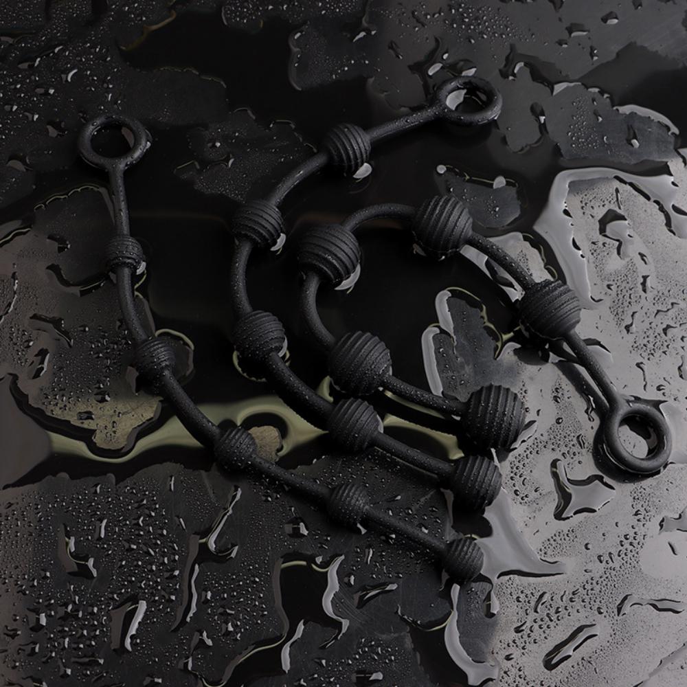 Silicone Anal Plug with Anal Bead Anus Dilator Butt Plug Vagina Anus Masturbator Stimulus Adult Sex Toys for Women Men Couples