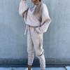 Women's Casual Sports Suit  And Winter Fashion Loose Long-Sleeved Sweater Two-Piece