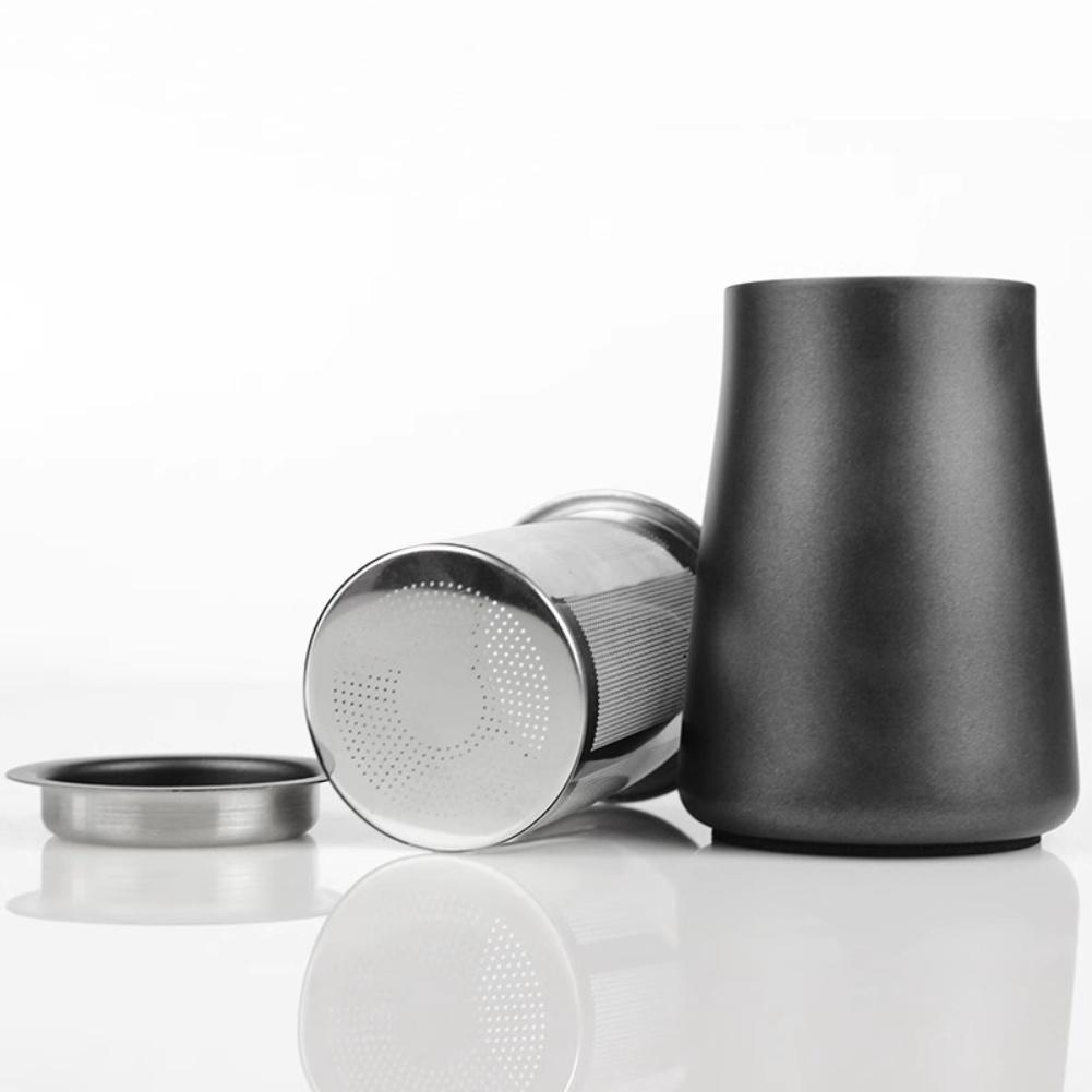 Stainless steel coffee filter for manual coffee making with efficient sieving and aroma concentration easy to clean and portable