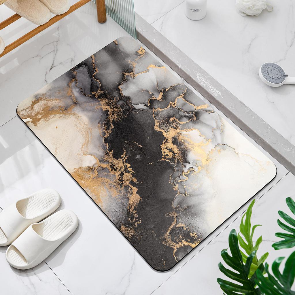 Covorașe de baie de lux antiderapante pentru duș și cadă, super absorbante, cu uscare rapidă, covoraș pentru picioare și podea, covoraș pentru toaletă, preș de intrare, covor, lavabil