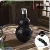 Black Monkey King Gourd Thermos - 316 Stainless Steel, Portable Outdoor Kettle & Wine Pot
