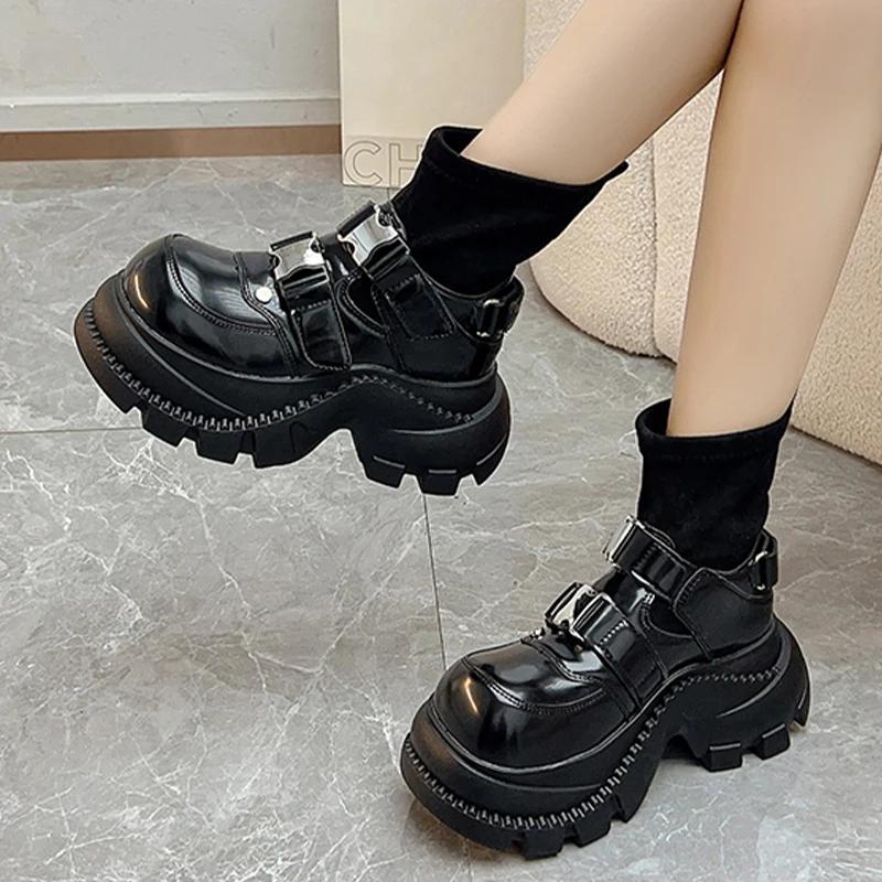 Stivaletti Nuovi da Donna Designer Scarpe Piatte con Plateau Stivali Chelsea Sportivi Moda Invernale Scarpe Goth Casual Corsa Neve Botas