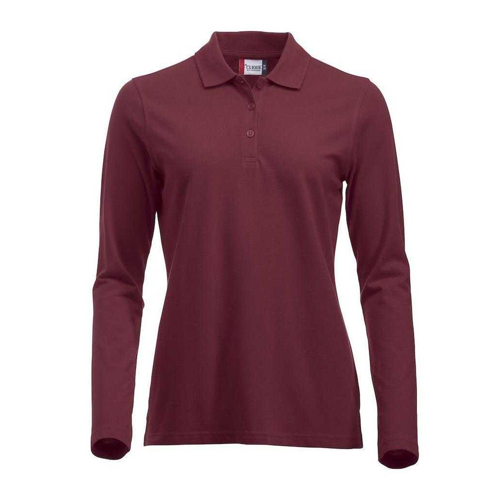 Clique Womens/Ladies Classic Marion Long-Sleeved Polo Shirt