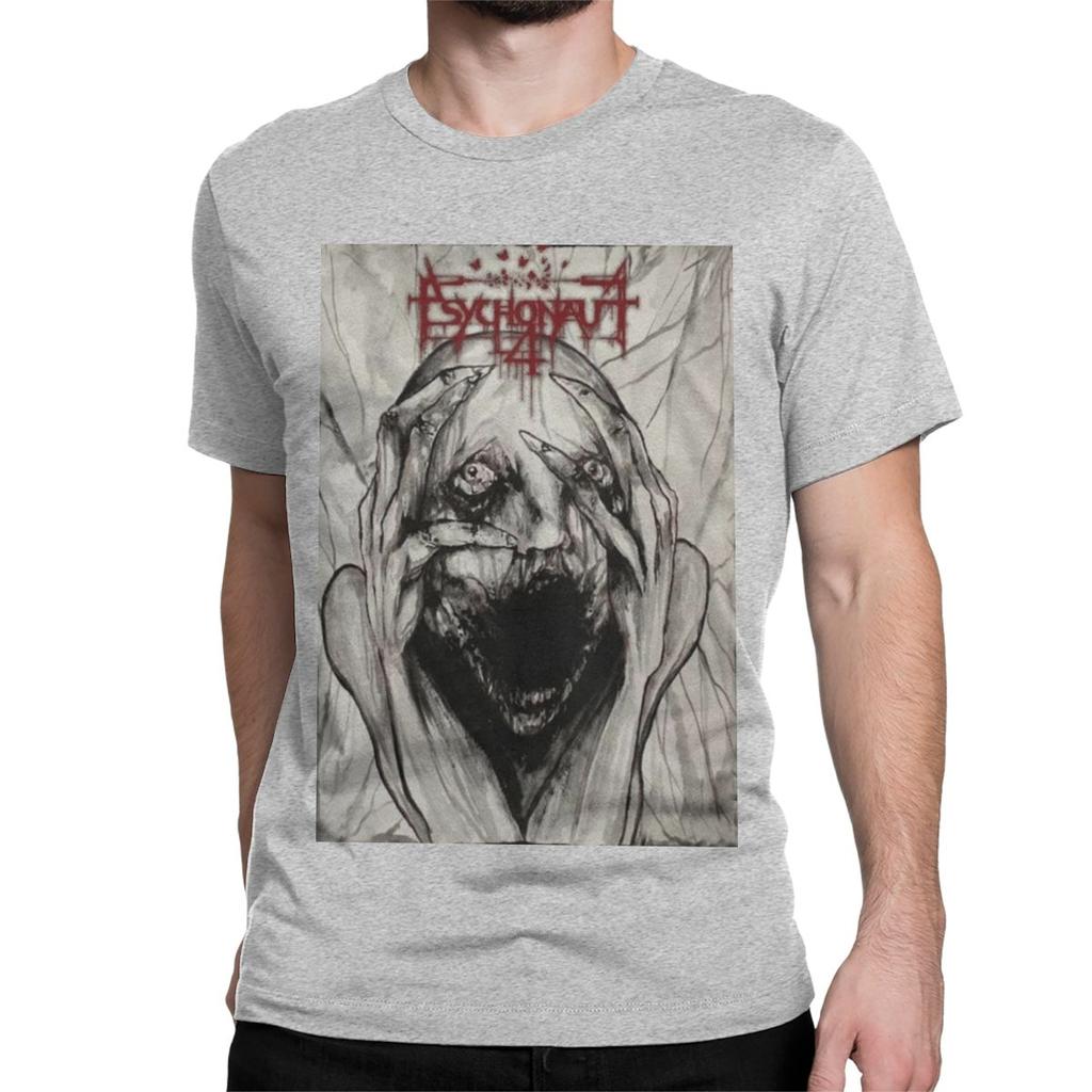 Psychonaut 4 Tričko Unisex Ženy Heavy Black Metal Rock Funny 100% bavlna Tričko Tričko Crew Tričko Krátký rukáv Tričko Letní Oblečení Unisex
