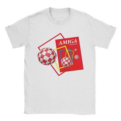 T-shirt Commodore Amiga Balls Homme Femme Vêtements en Coton Incroyables T-shirts à Manches Courtes Col Rond Cadeau d'Anniversaire T-shirts