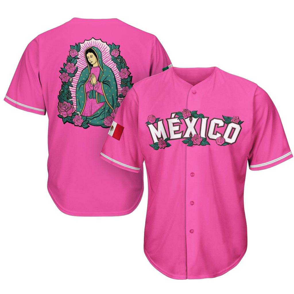 Men's Casual Short Sleeve T-Shirt with Mexico Letter Print for Everyday Wear