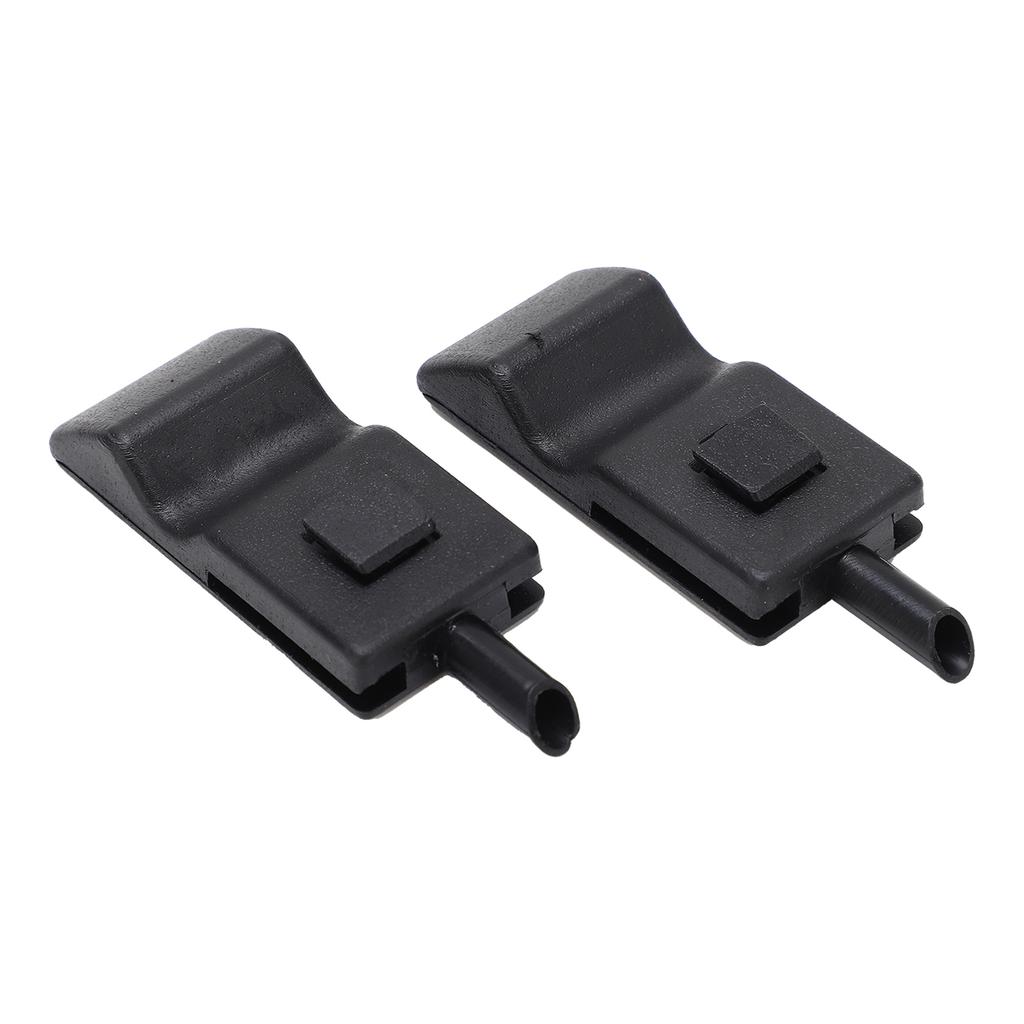 2pcs Car Door Lock Knob Tab 15214027 ABS Ebony Black Replacement for Chevrolet Avalanche 2007‑2013