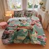3pcs Anime Kimono Design Comforter Set with One Quilt Cover and Two Pillowcases (No Core) - Festive Gift for Bedroom Decor, Polyester Fabric, Anime Ca