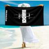 1 Stück Rammstein Musikvideo Teaser Strandtuch, schnell trocknendes saugfähiges Strandtuch, Outdoor-Sport Schwimmen Strandtuch, Weich und bequem Y7302