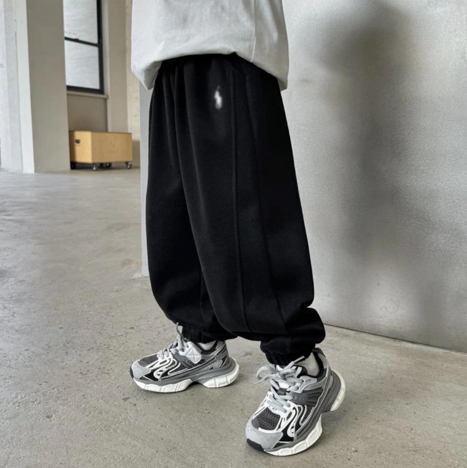 

Spring & Autumn 2024 Boys Cool Sweatpants - Trendy Plus Size Sports Pants for Kids 160 cm