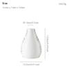 Nordic Simple Irregular White Shape Ceramic Vase Creative Home Dining Table Living Room Bedroom Dry Flower Decor Accessories 1Pc