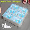 50600Pcs Portable Disposable Dental Floss Plastic Toothpick Hilo Dental Floss Teeth Stick Dental Floss Pick With Box Oral Care
