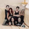 Band R-RBD R-Rebelde Cushion Cover Soft Plush Double-Sided Pillow Cover Cozy Sofa Cushion Case Home Gift for Living Room