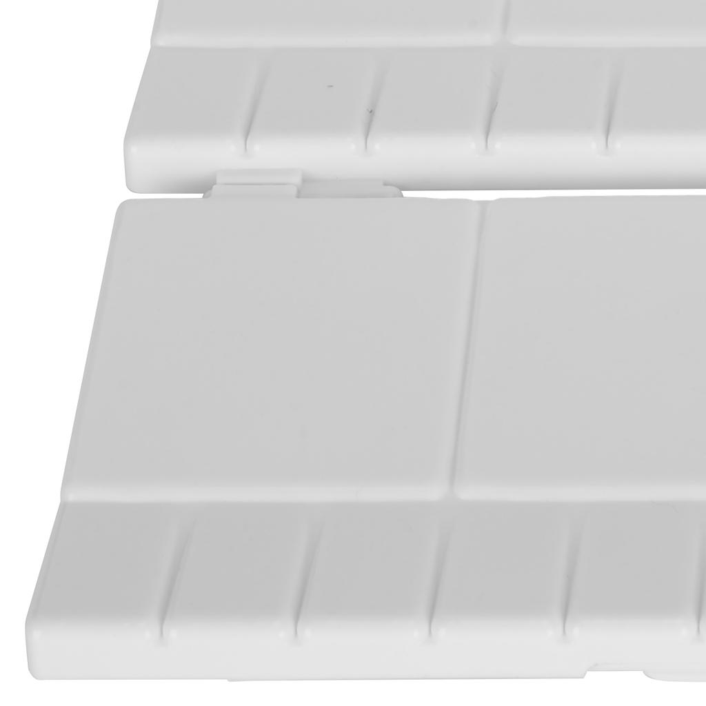 Paint Box Rectangular Porous Foldable Pigment Separation Case Painting Container Supplies