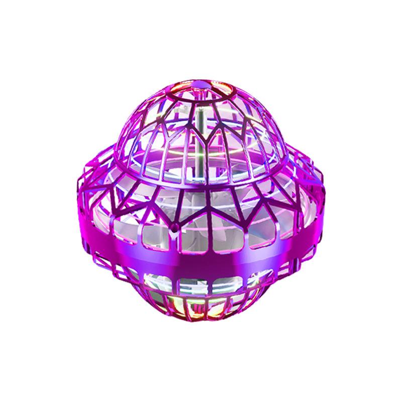 Sports Drone Flying Ball Spinner Toy Hand Control Helicopter 360 ° Rotating Mini Ufo with Led Light Gifts Game Ball Kids Children