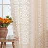 Simple Light Luxury Perforated Curtain Products Bedroom Bay Window Door Curtain Screen Curtain Bedroom Kitchen French Curtain Polyester