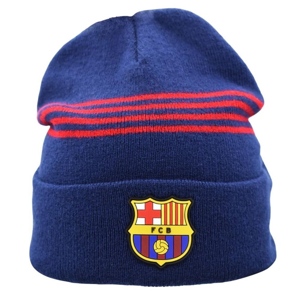 FC Barcelona czapka zimowa Hat FCB Streak 5004GSTK granatowy OSFM