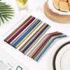 Colored Titanium-Plated 304 Stainless Steel Straw Set for Beverages & Milk Tea