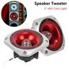 1/2Pcs Durable with Color Light Speaker Tweeter 100W 3" Piezo Tweeters Horn Piezoelectric Speaker Buzzer for Head