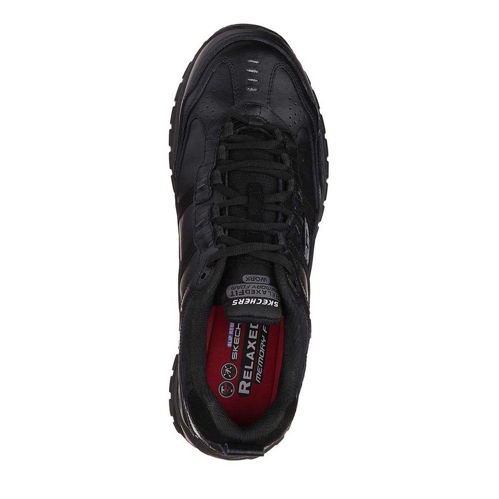 Skechers Mens Stride Grinnell Coated Leather Safety Shoes