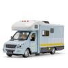 1:32 Scale Camping RV Alloy Diecast F150 Car Model Miniature Toys Sound Light Doors Opened Pull Back Festival Gifts for Kids