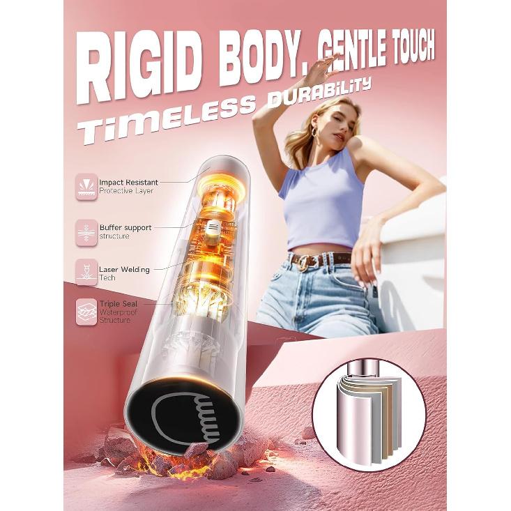 Bikini Trimmer for Women,Shaver with Dual Heads for Body Pubic Hair,Electric Razors for Women,Facial Razor for Travel,IPX7 Waterproof,Smooth Ceramic