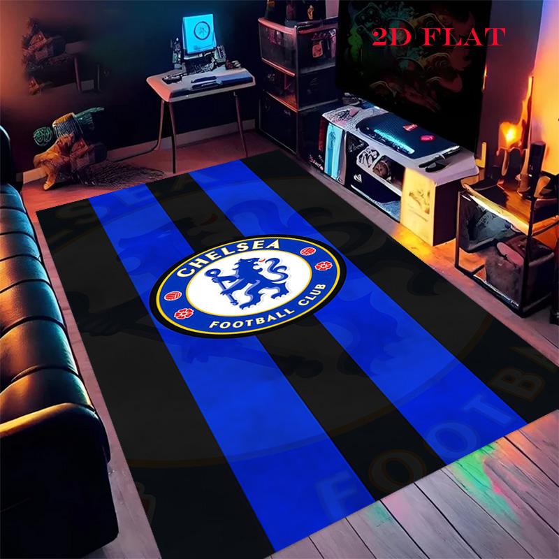 

Chelsea logo Carpet Rug for Living Room Bedroom Home Sofa Decoration,Kids play Nonslip Floor Mat 40x60cm( 15x23in )