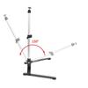 Multi-Angle Adjustable Aluminum Phone Stand for Overhead Shots and Live Streaming