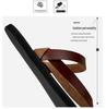 Men's Top Grain Cowhide Genuine Leather Non-Slip Summer Slippers - Trendy, Breathable, Versatile Flip Flops for the Beach