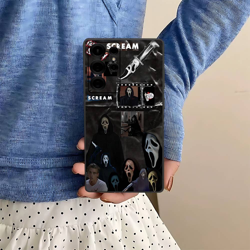 Horor S-scream Dead Phone Case For Samsung S 24 Fe 25 Ultra Plus 20 Lite 21 30 22 23 24 22 Ultra 5G Fundas