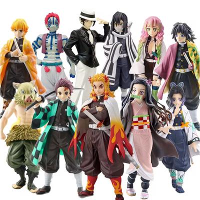 Anime Demon Slayer Kimetsu no Yaiba figúrka Kamado Tanjirou Akčná figúrka Agatsuma Zenitsu Nezuko Bojovník PVC Model Zberateľský