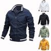 2022 New Casual Men's Sports Jacket - Solid Color Outerwear for Spring and Autumn
