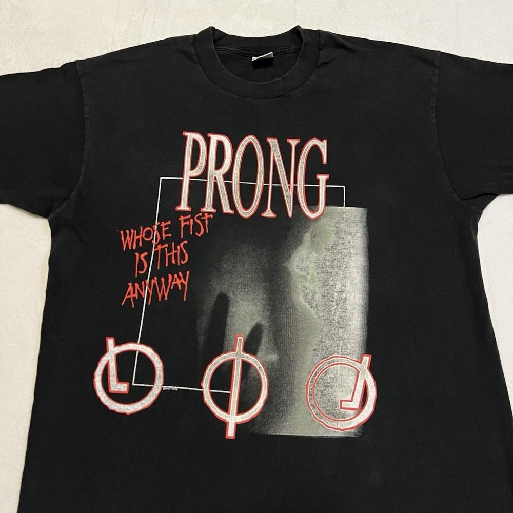 

Vintage Prong Band Whose Fist Is This Anyway Shirt Unisex Concert S to 5XL MQ304 Unisex T-Shirt XXXL