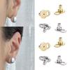 4PCS Droop Resistant Earring Backs Heart Lifters For Heavy Earrings Secure Locking Design Sturdy Copper Material