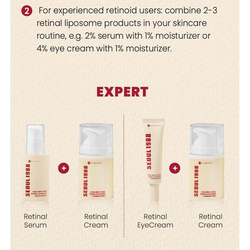KSECRET SEOUL 1988 Cream : Retinal Liposome 1% + Fermented Rice