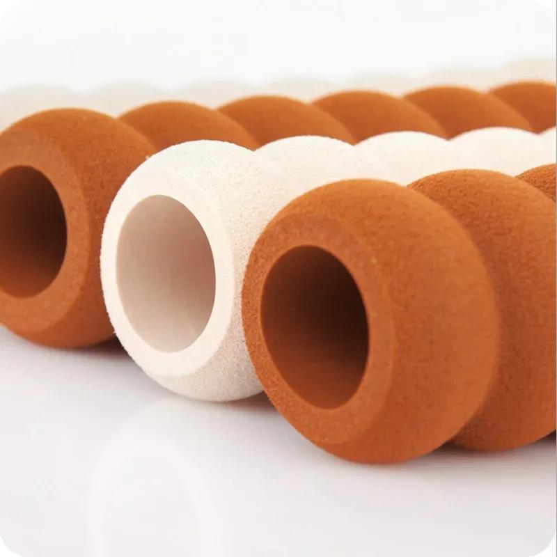2Pc Rubber Crash Pad Door Handle Stopper Round EVA Door Knob Foam Cover Furniture protector Baby Safety Practical Static-free