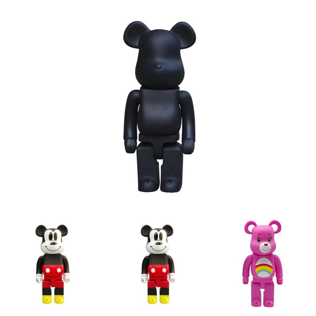 Bearbrick 400% Action Figure Collectible Pvc Daredevils Mickey Bear Building Block Trendy Toy