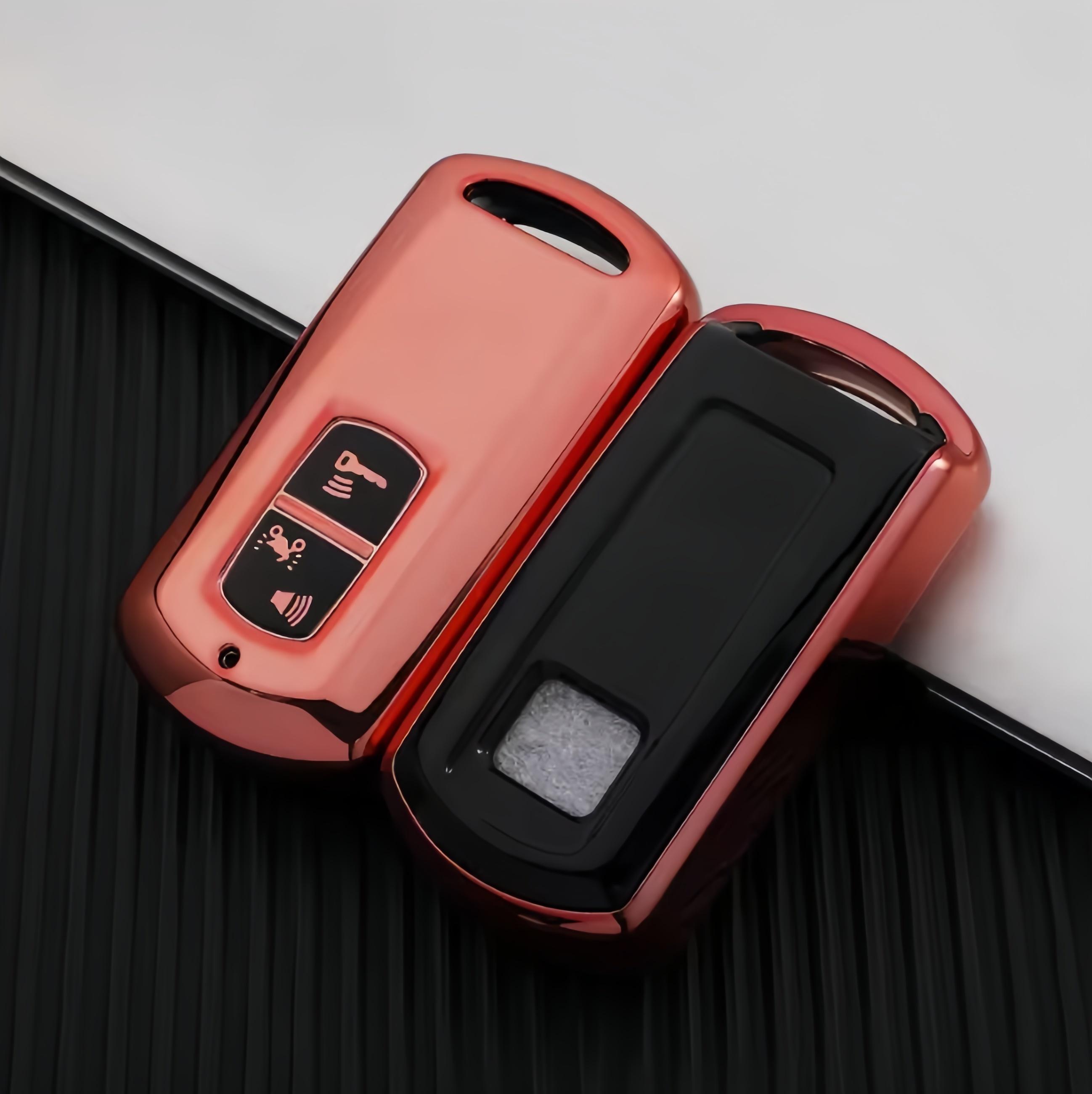 

2 Buttons Car Motor Remote Key Cover Case For Honda PCX 150 VARIO SH125 Super Cub C125 Scooter Key Holder Shell Keychain розовый