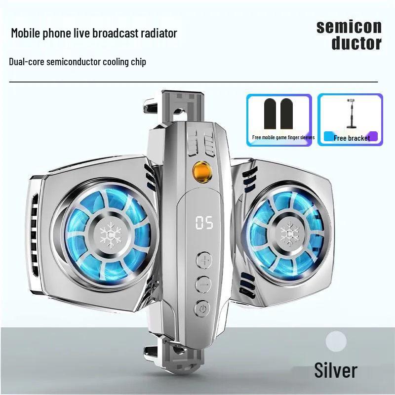 Semiconductor Cooling Back Clip for Mobile Phones - Keeps Your Device Cool During Streaming and Gaming