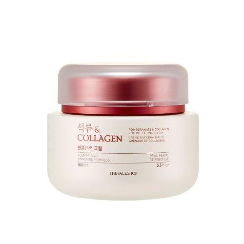 THEFACESHOP Pomegranate & Collagen Volume Elasticity Cream 100ml FREE