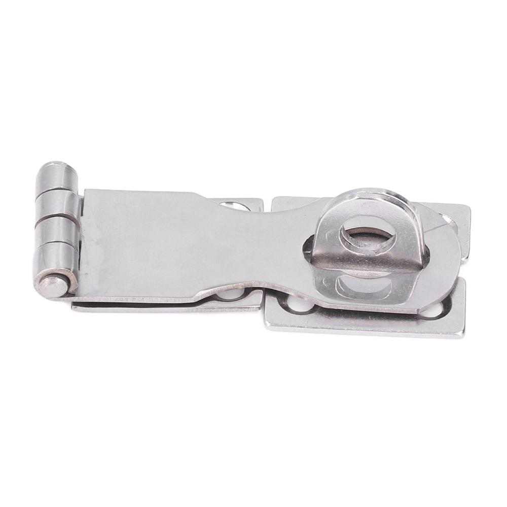 316 Stainless Steel Marine Grade Door Hasp 75x30mm Swivel Hasp Latch Lock with Screws Safety Hasp
