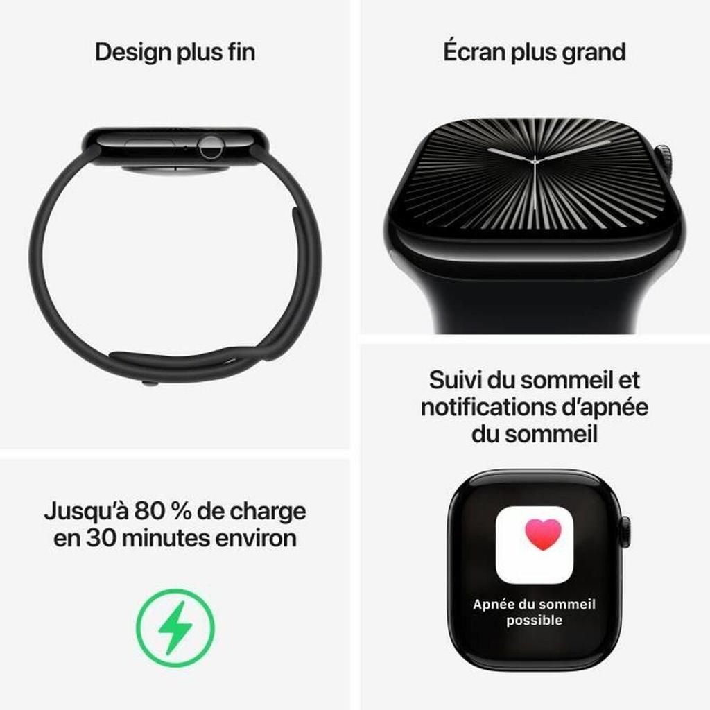Apple Series 10 Smartwatch GPS+Cellular 46mm Silver/Blue