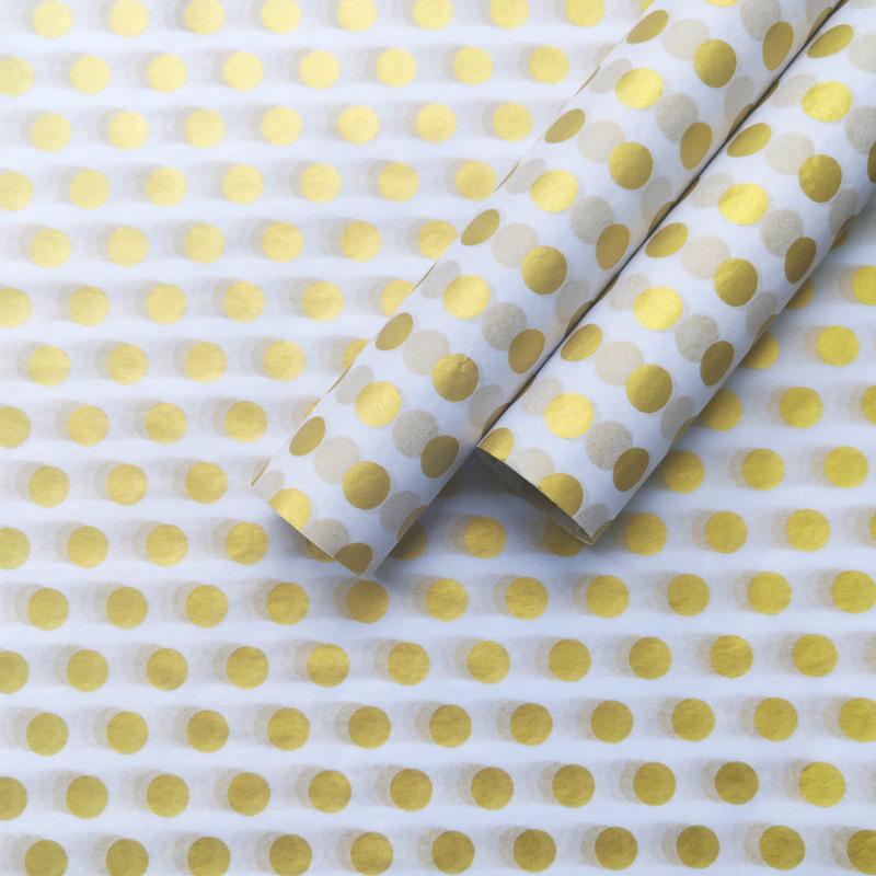 17g Printed Tissue Paper - Decorative Patterned Copy Paper For Gift Wrapping & Floral Packaging
