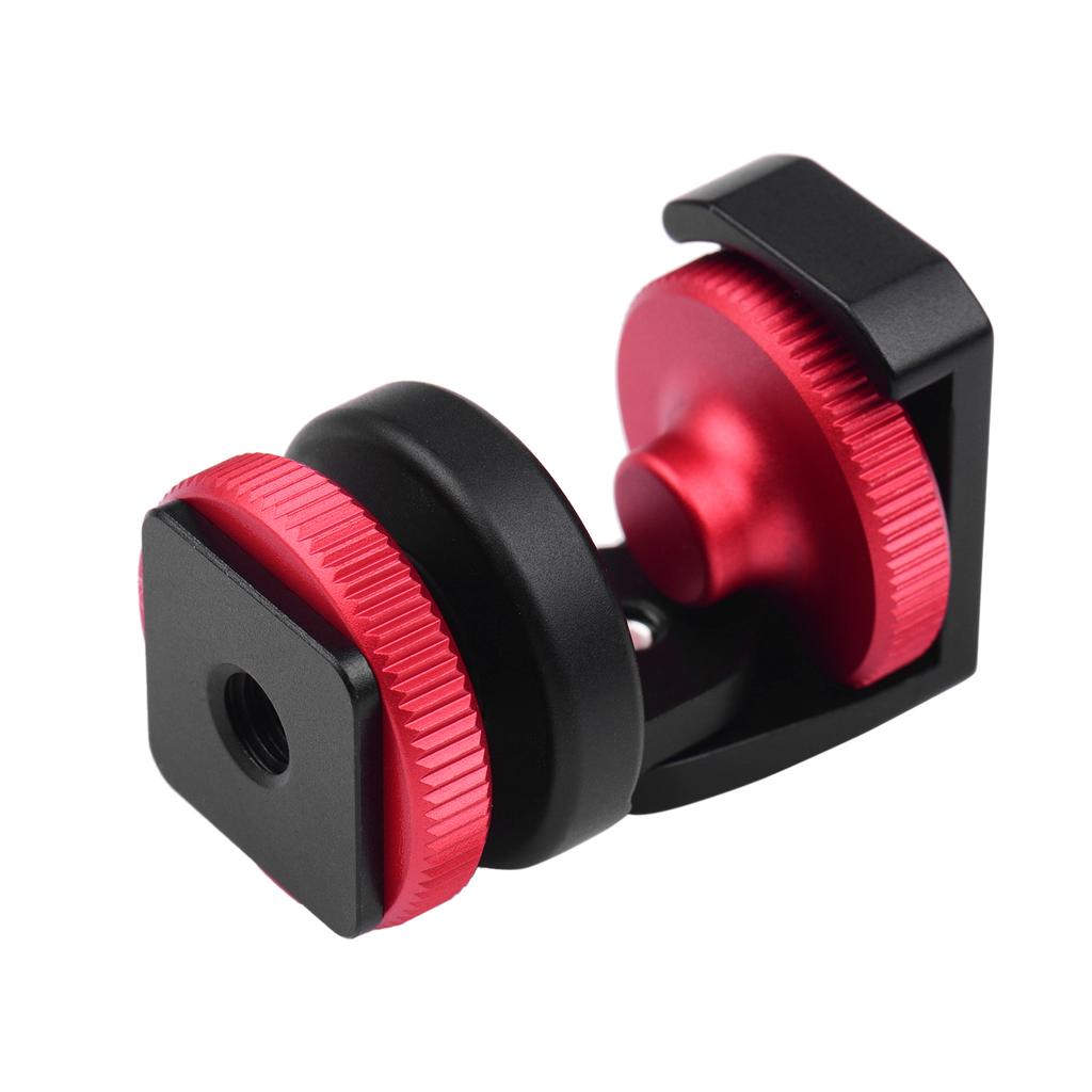 HS-01 Adattatore Supporto Scarpa Fredda Supporto Lega di Alluminio con Vite da 1/4 di Pollice per LED