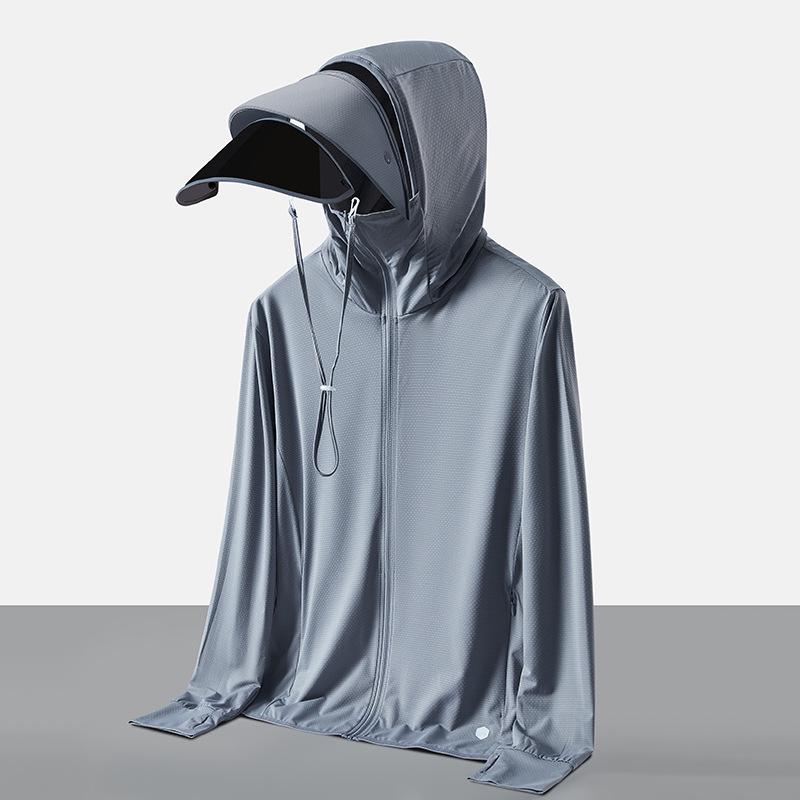 

Ice Silk UPF50+ Sun Protection Jacket, Men’s & Women’s Lightweight, Breathable, UV-Resistant Summer Outerwear. Women s XL