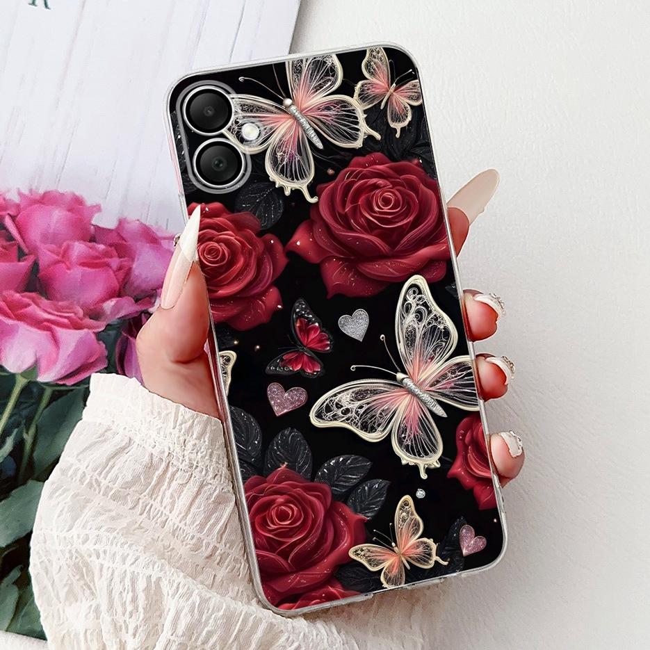 For Samsung Galaxy A06 Case A04 A04e A05 Lucky Koi Fashion Painted Cover Soft Silicone Case For Samsung A06 A 04 Galaxy A05 Bags