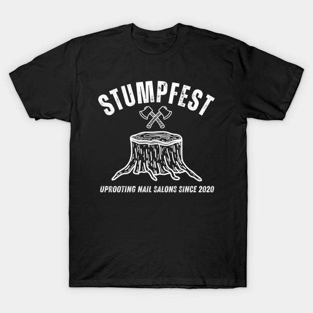 

Men Black Print T-shirt Stumpfest Funny Bluey Uprooting Nail Salons No-Cut Transfer Paper Print Cotton Tshirt M чорний
