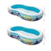 BESTWAY Family Pool, Sea Ground, 262 X 157 X 46 Cm, Mehrfarbig