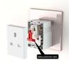 Power Extender Multiplug Block for Kitchen Office PC TV ndoor Lighting 250V 13 Amp 3 Way Triple Plug Adaptor Multi Plugs