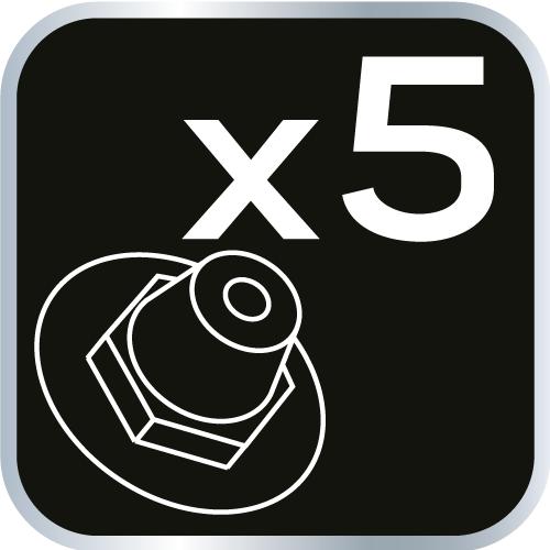 Front riveter for steel and aluminum rivets 2.4/3.2/4.0/4.8 mm